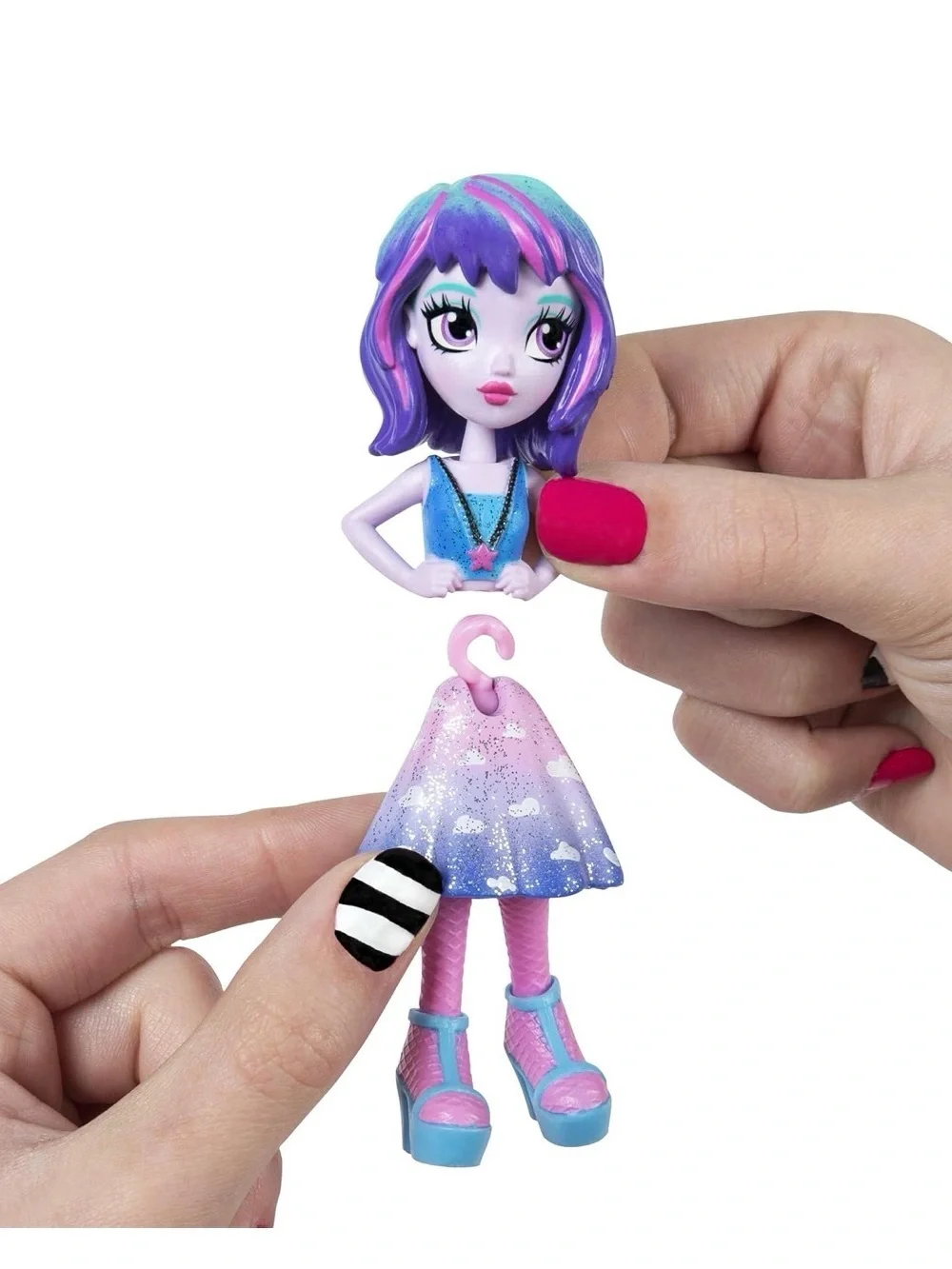 Off The Hook Style Studio Fashion Doll Playset - Pink & Blue